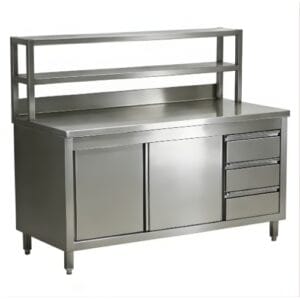 Work Tables with Storage